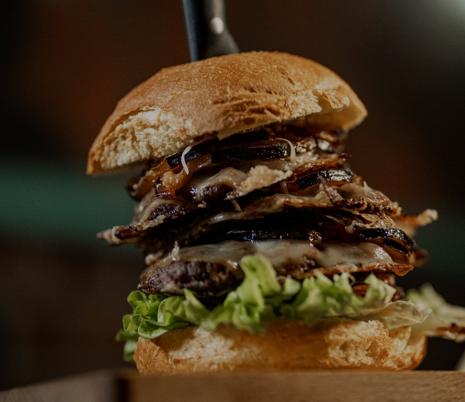 Hamburger gourmet del Quetzal Caffè